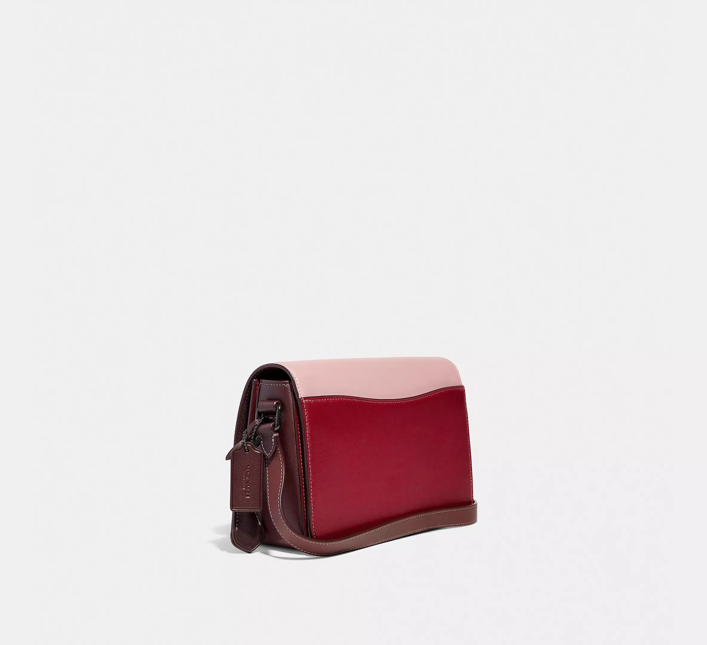 Túi Coach Studio Shoulder Bag In Colorblock Nữ Hồng