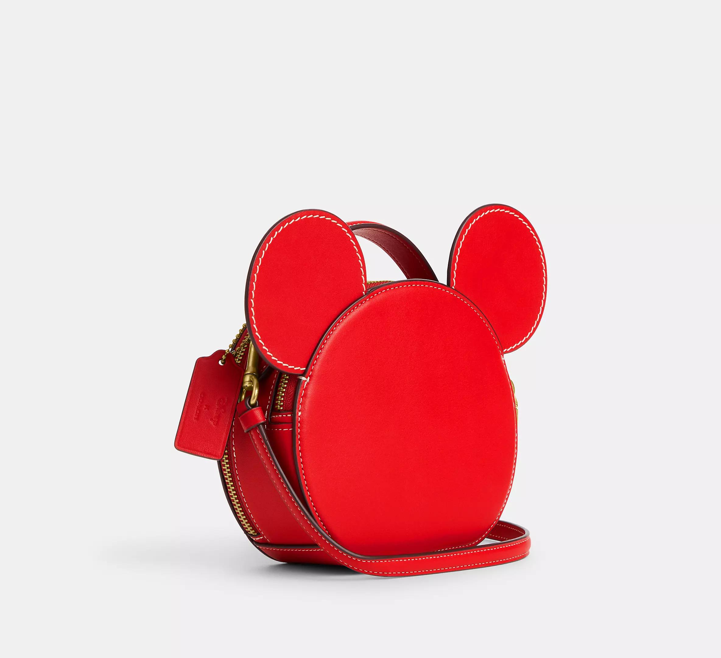 Túi Coach Disney X Coach Mickey Mouse Ear Bag Nữ Đỏ