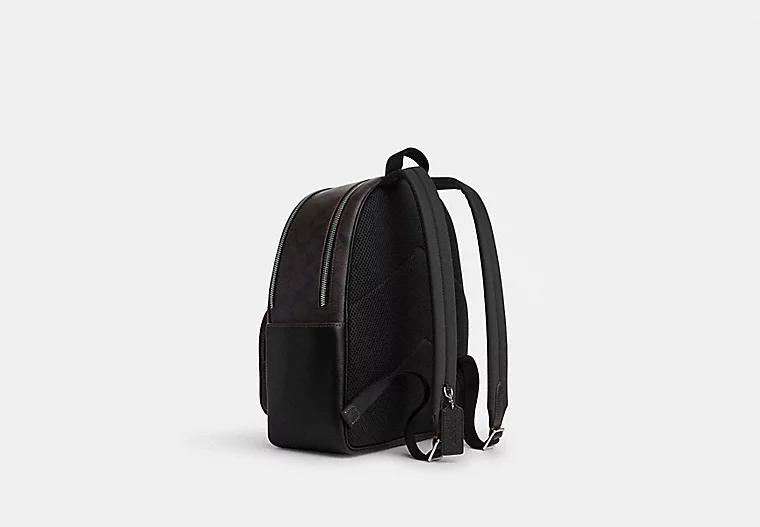 Túi Coach Court Backpack With Signature Canvas And Leopard Print Nữ Da Báo