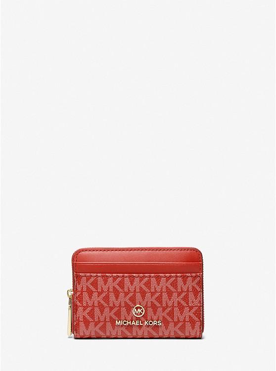 Ví Michael Kors Jet Set Small Logo Wallet Nữ Cam