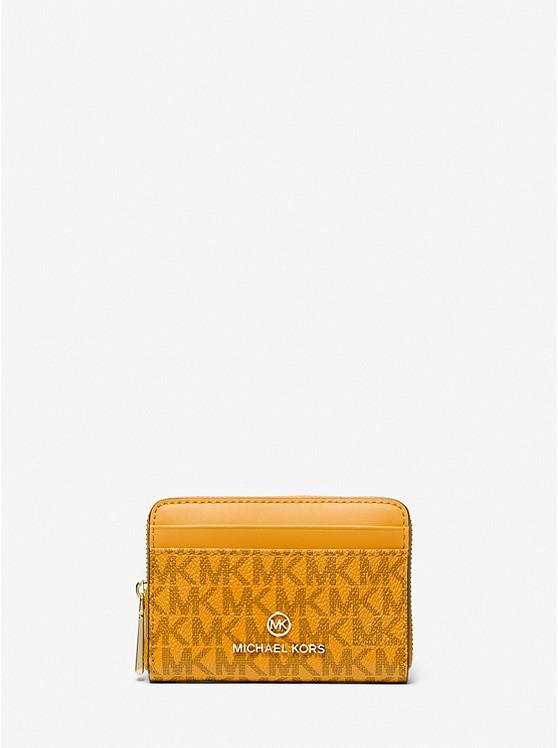 Ví Michael Kors Jet Set Small Logo Wallet Nữ Vàng