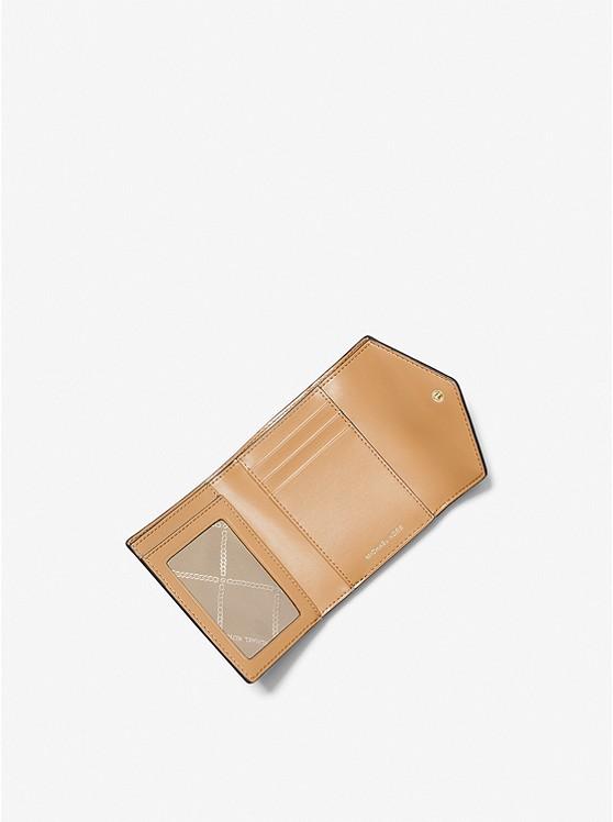 Ví Michael Kors Carmen Medium Saffiano Leather Tri-Fold Envelope Wallet Nữ Be