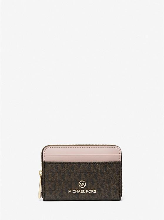 Ví Michael Kors Jet Set Small Logo Wallet Nữ Nâu