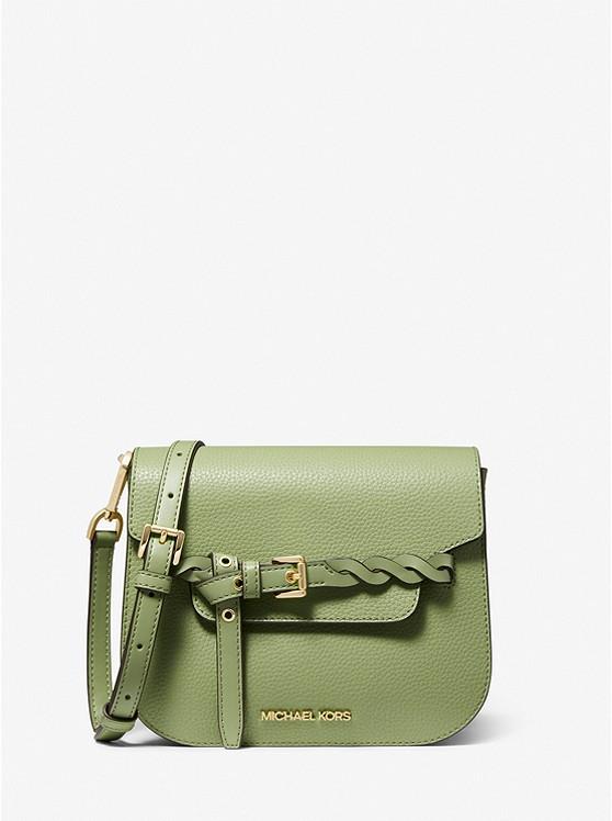 Túi Michael Kors Emilia Small Pebbled Leather Crossbody Bag Nữ Xanh Mint