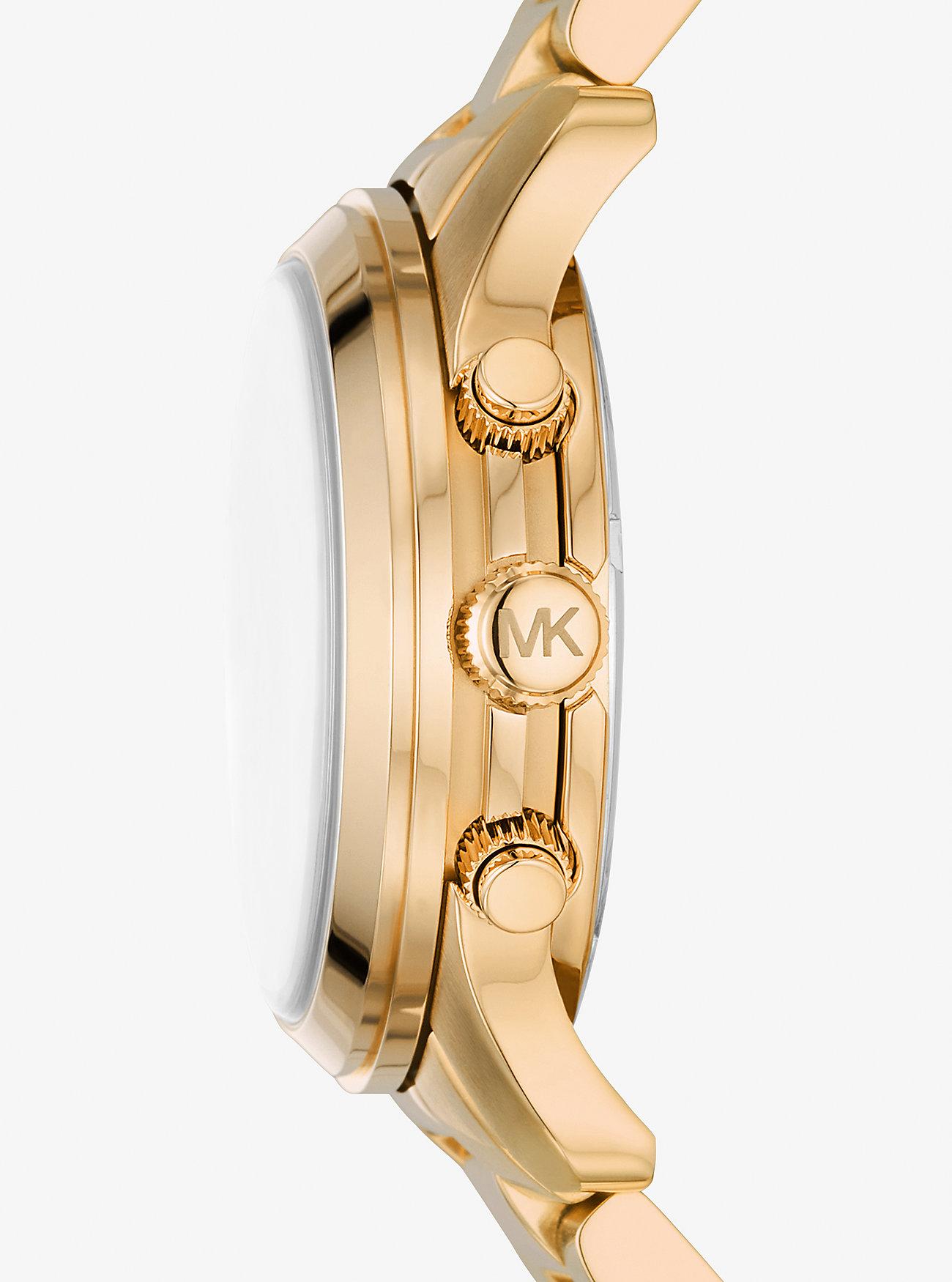 Đồng Hồ Michael Kors Runway Gold-Tone Watch Nữ Vàng