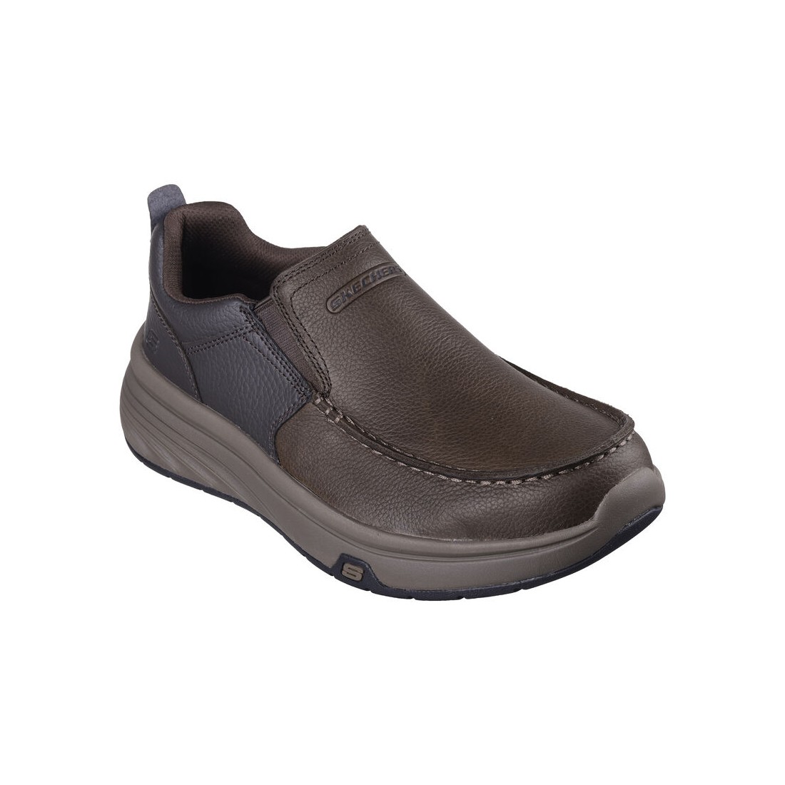 Giày Skechers Relaxed Fit: Calabrio - Bazley Nam Nâu