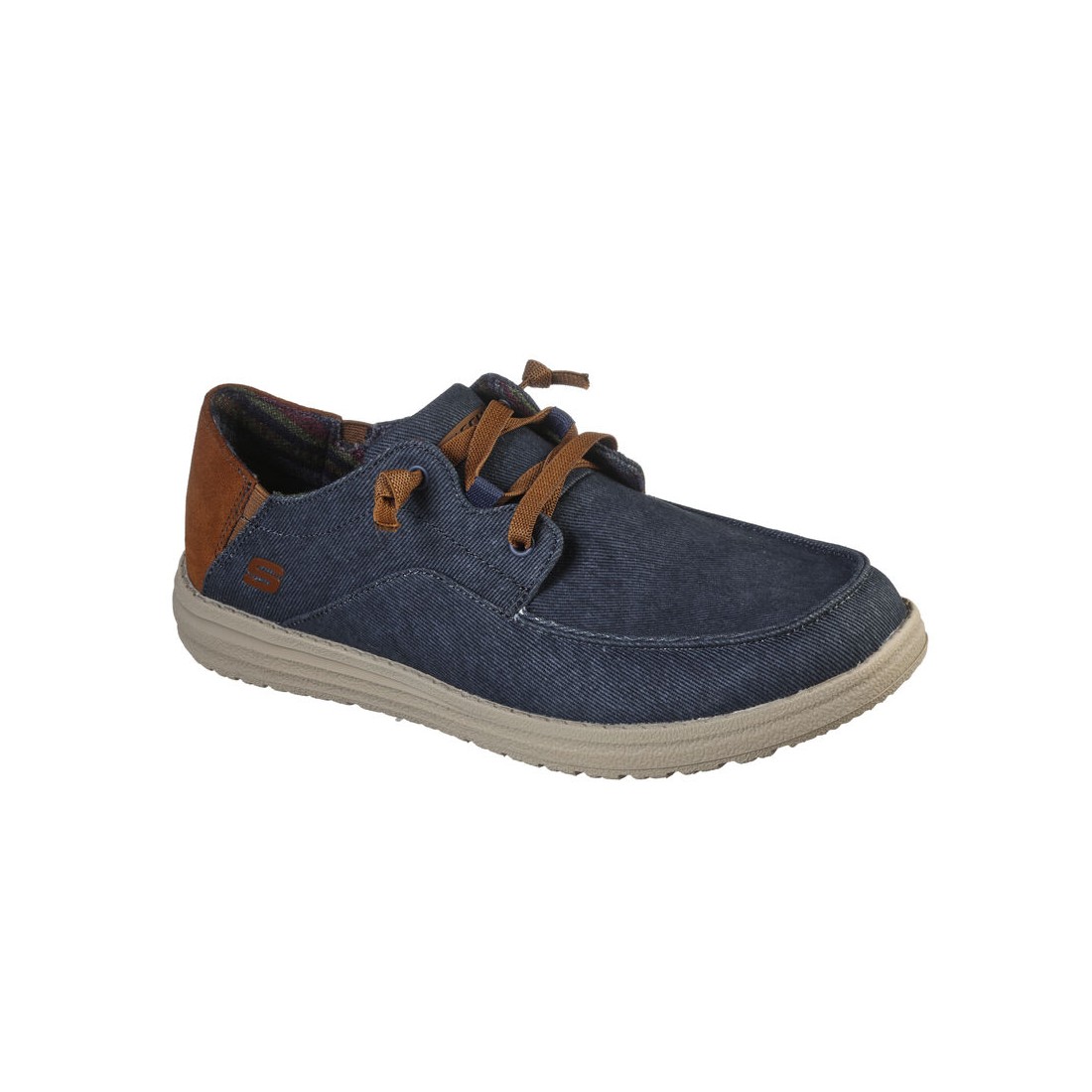 Giày Skechers Relaxed Fit: Melson - Planon Nam Xanh Navy