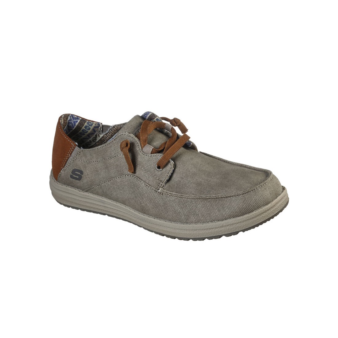 Giày Skechers Relaxed Fit: Melson - Planon Nam Nâu