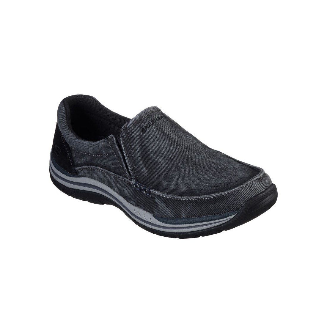 Giày Skechers Relaxed Fit: Expected - Avillo Nam Xám