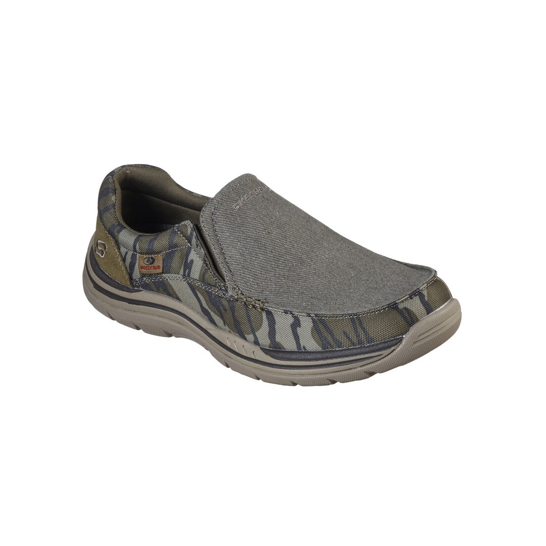 Giày Skechers Relaxed Fit: Expected - Avillo Nam Xanh Lá