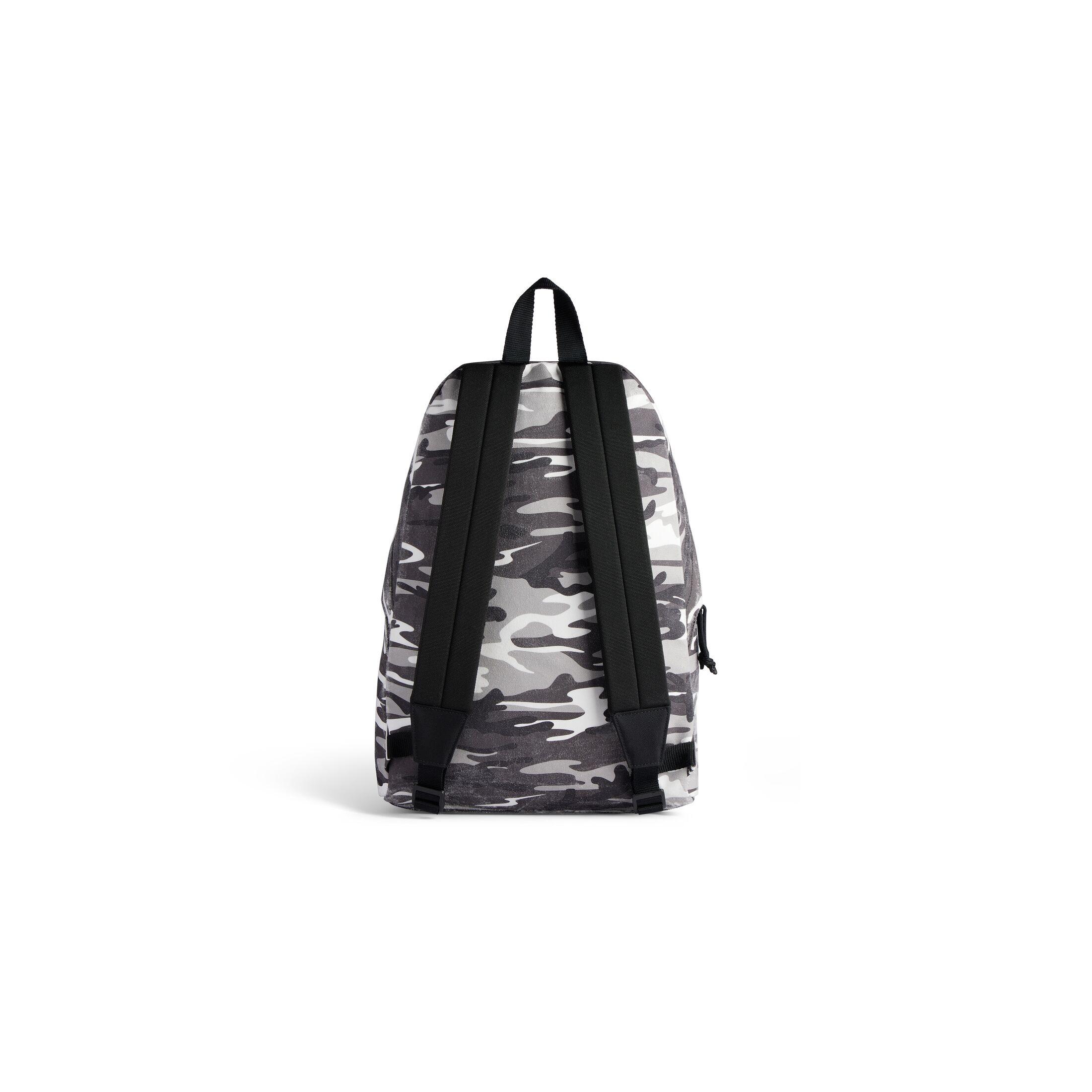 Túi Balenciaga Explorer Backpack Camo Print Nam Xám