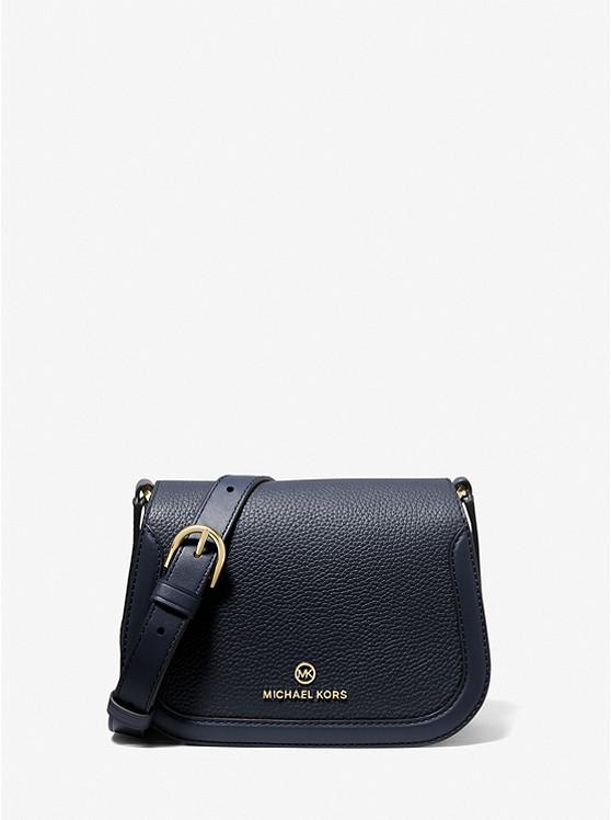 Túi Michael Kors Lucie Small Pebbled Leather Crossbody Bag Nữ Xanh Navy