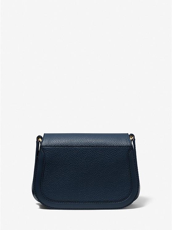 Túi Michael Kors Lucie Small Pebbled Leather Crossbody Bag Nữ Xanh Navy