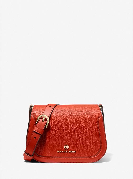 Túi Michael Kors Lucie Small Pebbled Leather Crossbody Bag Nữ Đỏ