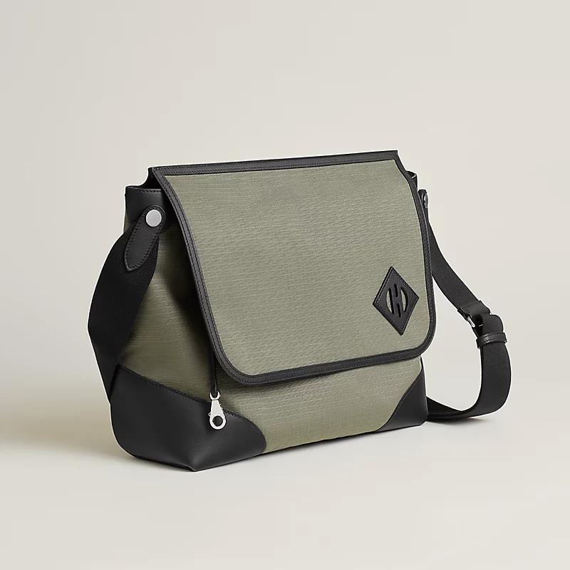 Túi Hermes Allback Messenger Bag Nam Xám