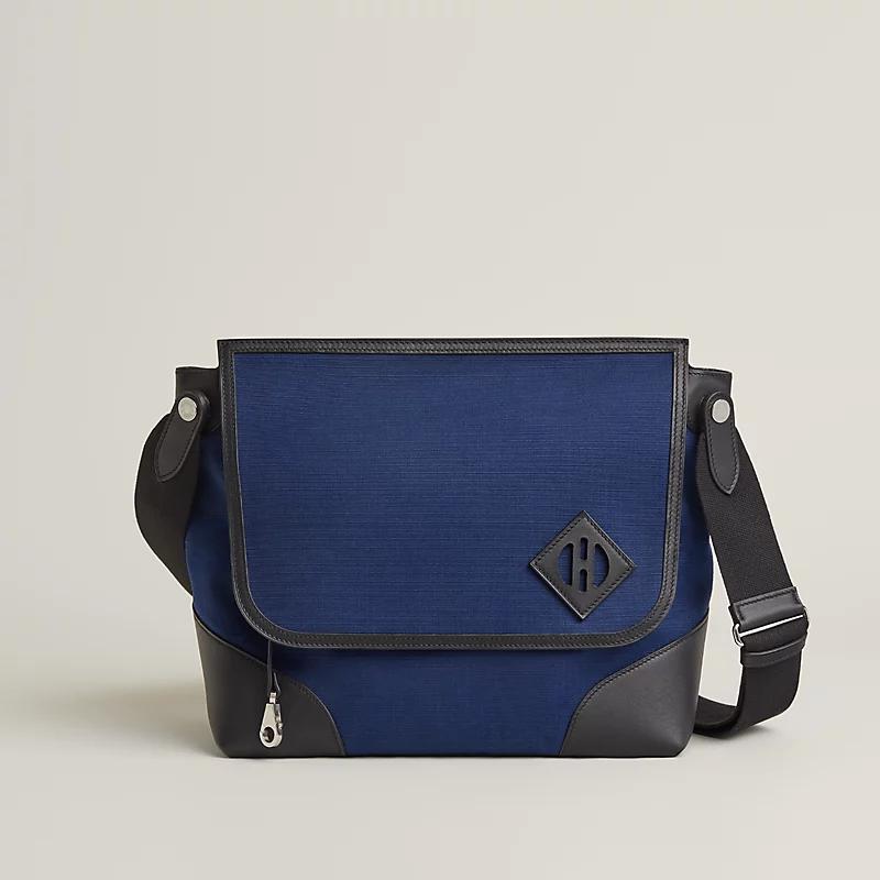 Túi Hermes Allback Messenger Bag Nam Xanh Navy