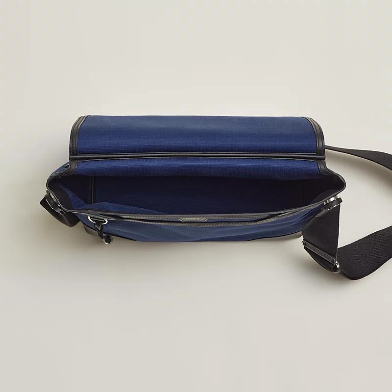 Túi Hermes Allback Messenger Bag Nam Xanh Navy