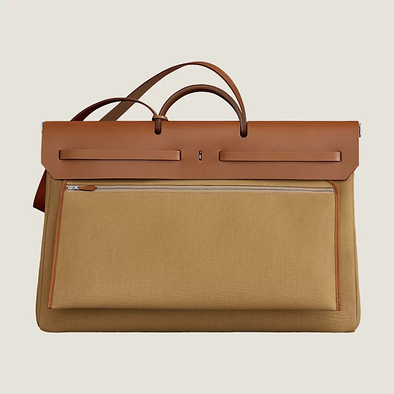 Túi Hermes Herbag Zip Cabine Bag Nữ Nâu