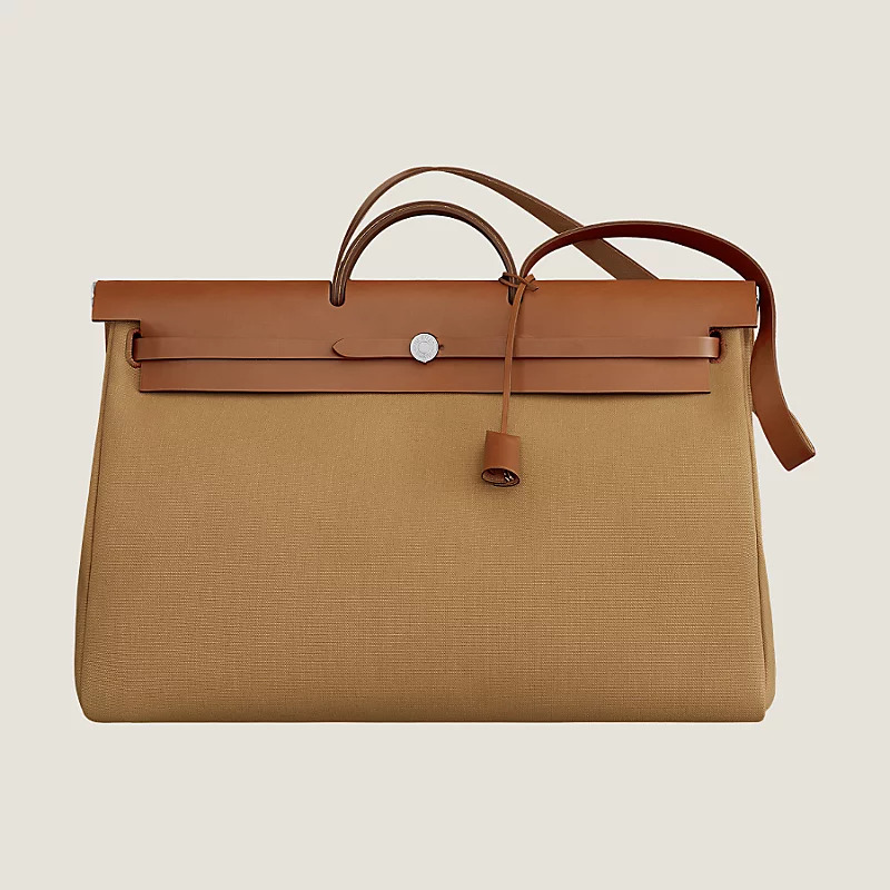 Túi Hermes Herbag Zip Cabine Bag Nữ Nâu