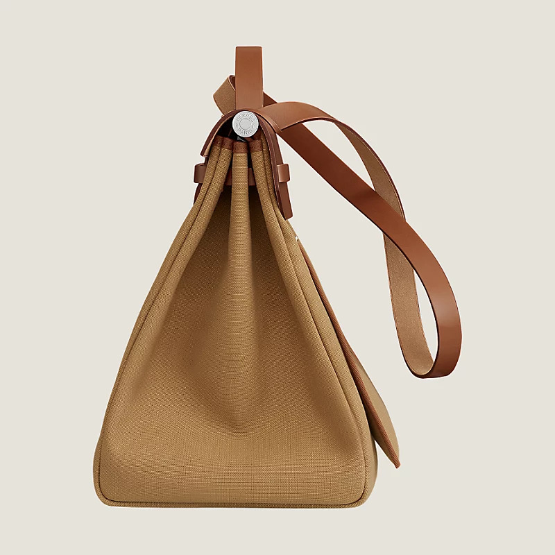 Túi Hermes Herbag Zip Cabine Bag Nữ Nâu