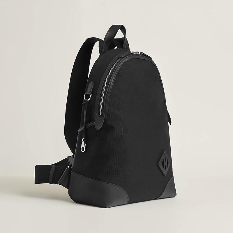 Túi Hermes Hermès Allback Backpack Nam Đen