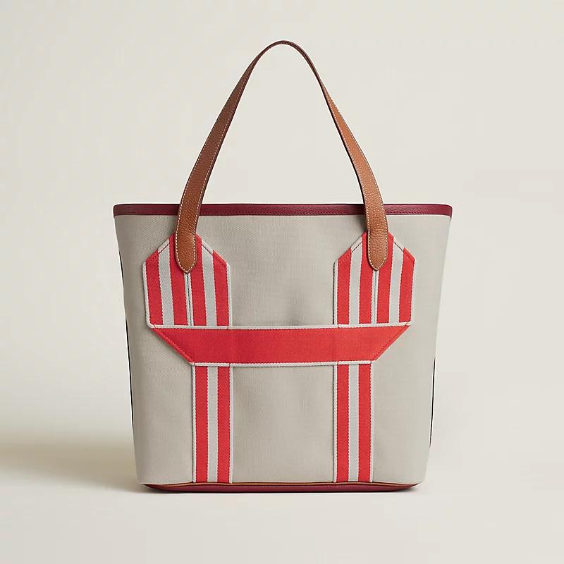 Túi Hermes Pursangle Tote Bag Nam Xám