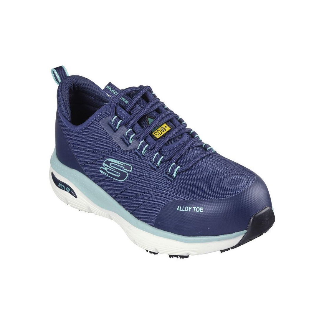 Giày Skechers Work: Arch Fit Sr - Ebinal Nữ Xanh Navy