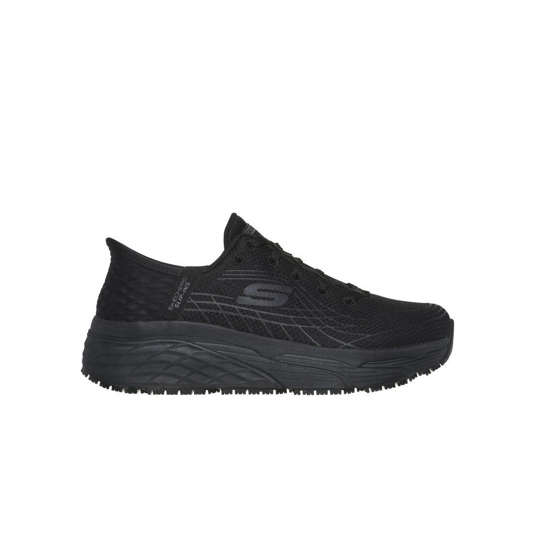 Giày Skechers Slip-Ins Rf Work: Max Cushioning Elite Nữ Đen