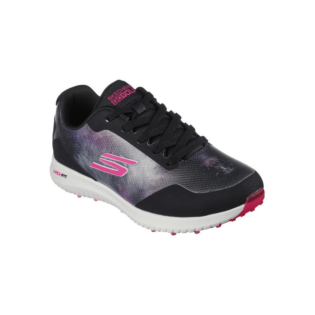 Giày Skechers Arch Fit Go Golf Max 2 - Splash Nữ Đen