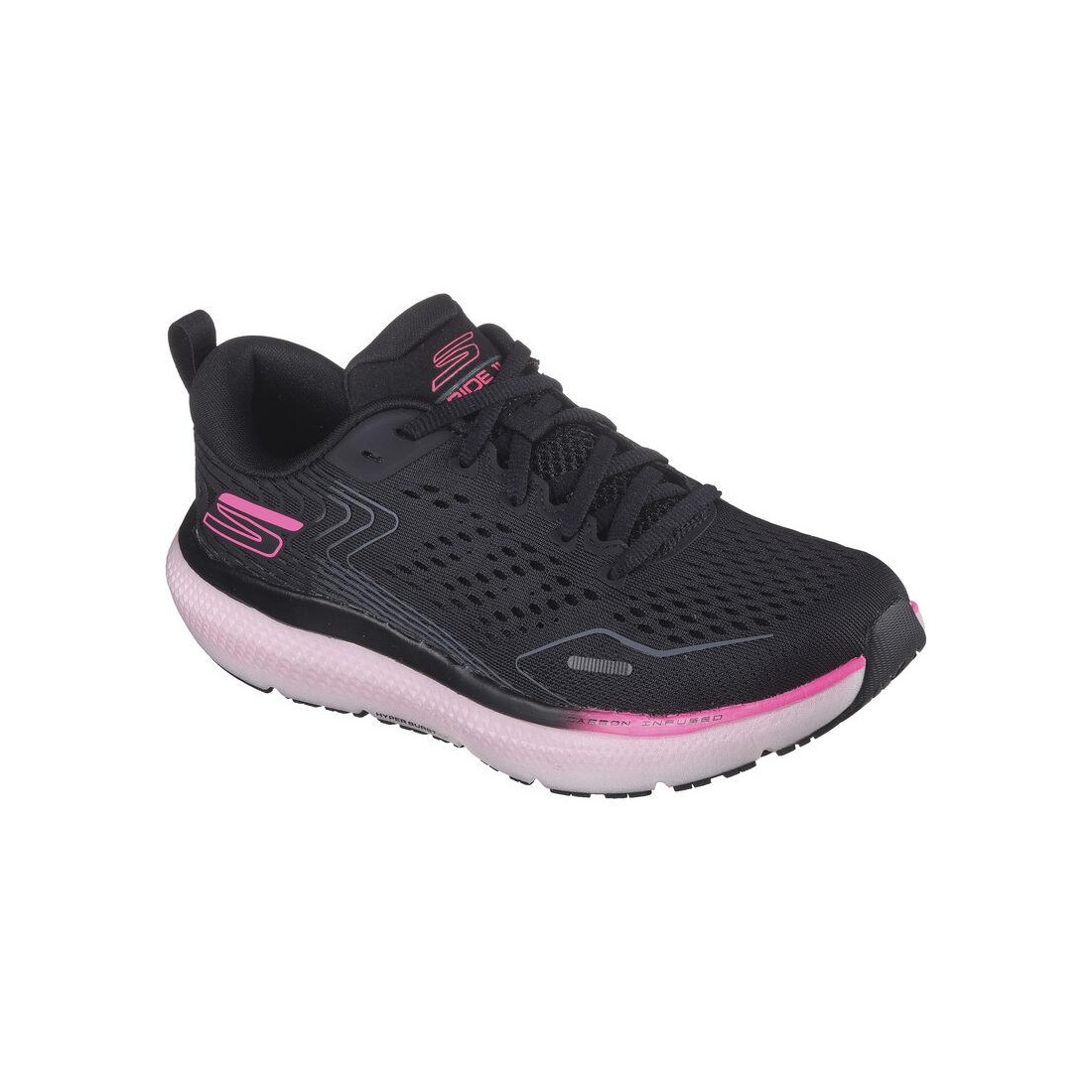 Giày Skechers Go Run Ride 11 Nữ Đen