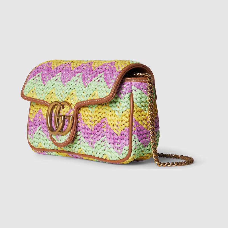 Túi Gucci Gg Marmont Super Mini Bag Nữ Multicolor