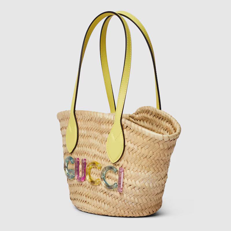 Túi Gucci Mini Tote Bag With Gucci Logo Nữ Be