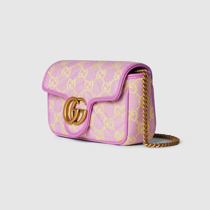 Túi Gucci Gg Super Mini Shoulder Bag Nữ Tím