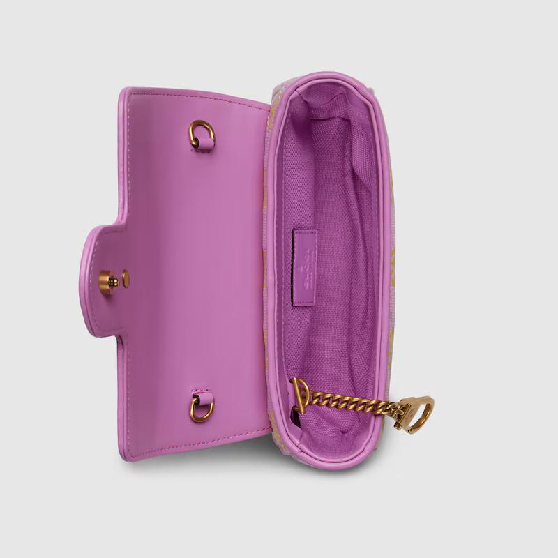Túi Gucci Gg Super Mini Shoulder Bag Nữ Tím