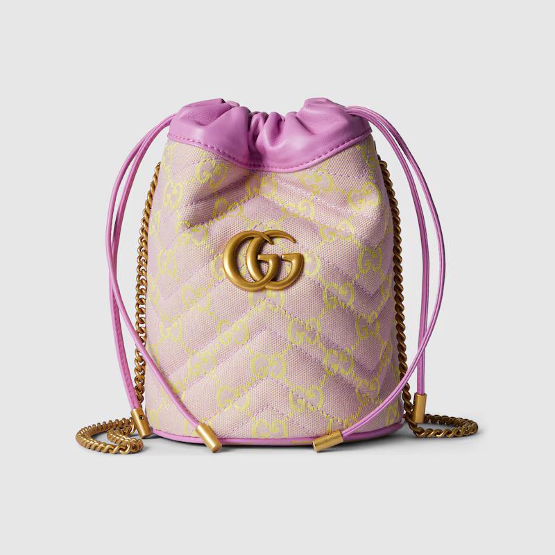 Túi Gucci Gg Super Mini Bucket Bag Nữ Tím