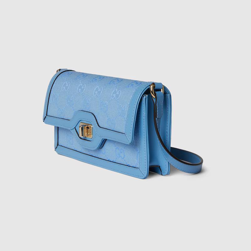 Túi Gucci Gucci Luce Mini Shoulder Bag Nữ Xanh Dương