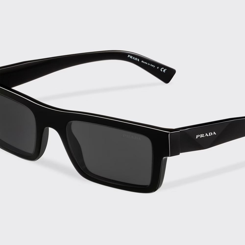 Kính Prada Prada Symbole Sunglasses Nam Xám Đen