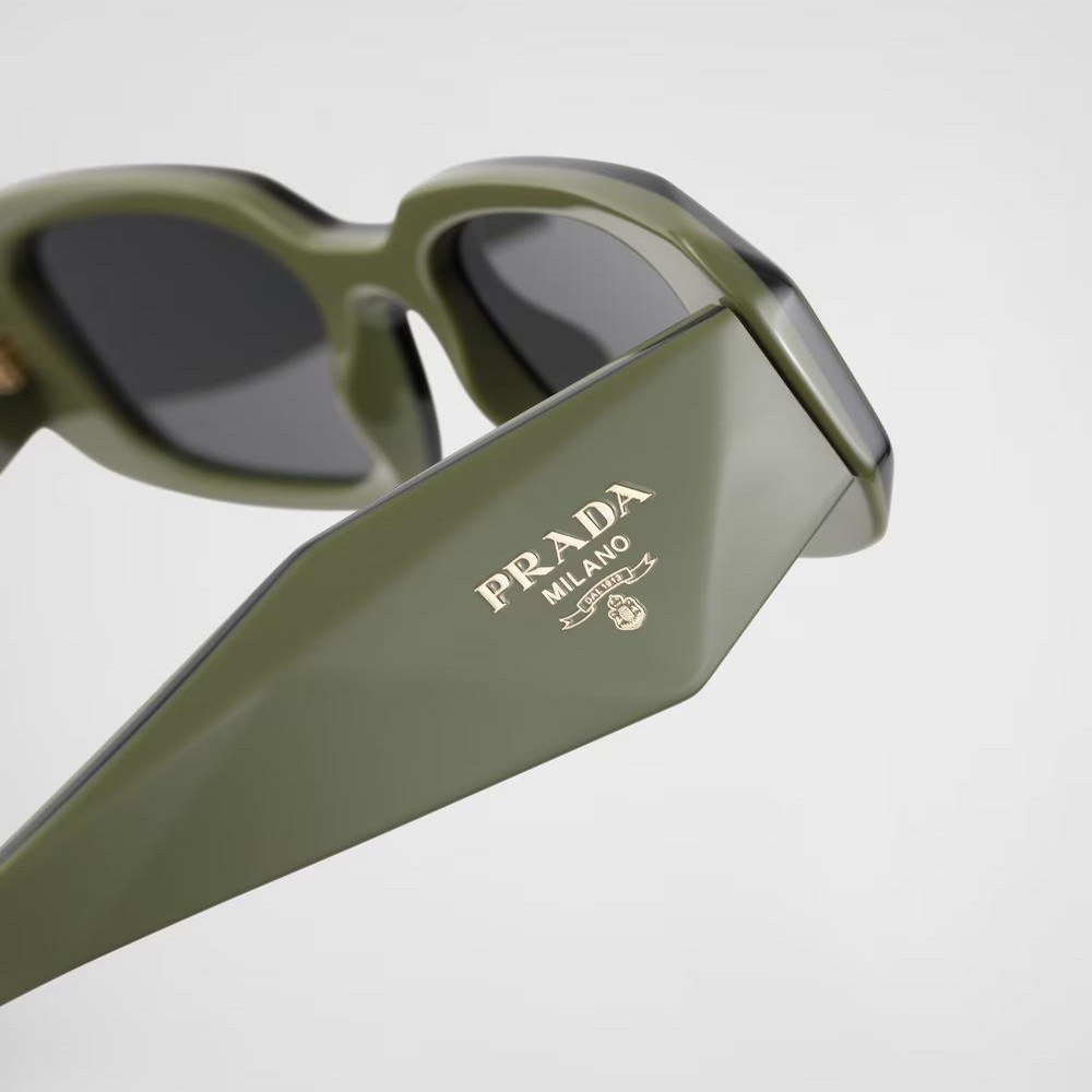 Kính Prada Prada Symbole Sunglasses Nữ Xanh Lá Đậm