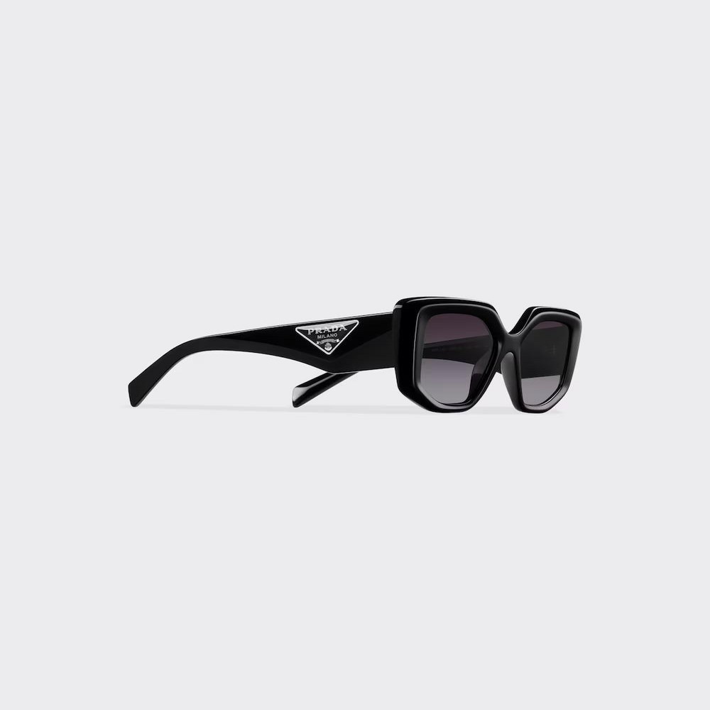 Kính Prada Sunglasses With Triangle Logo Nữ Đen Xám