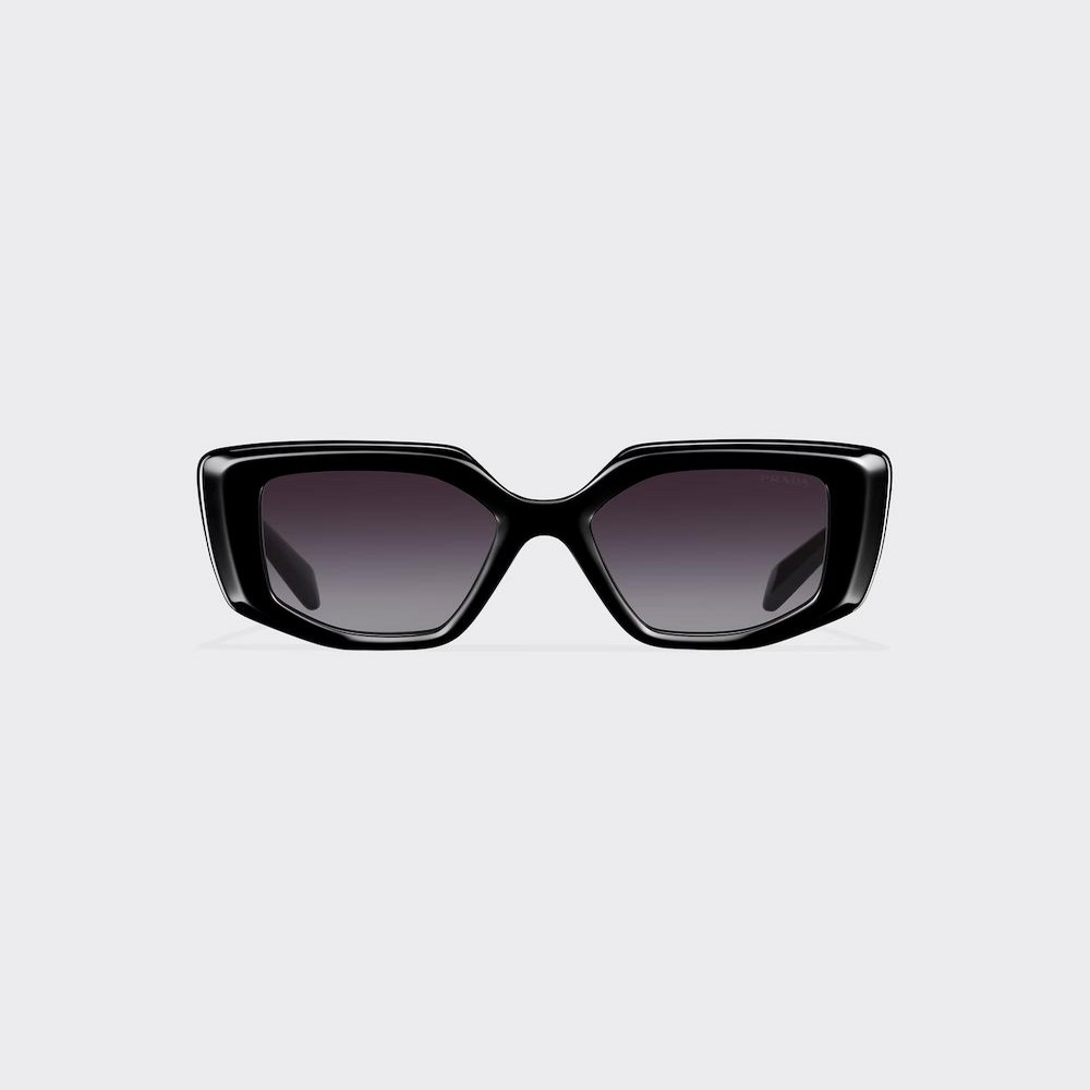 Kính Prada Sunglasses With Triangle Logo Nữ Đen Xám