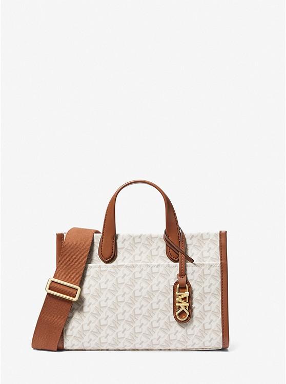 Túi Michael Kors Gigi Small Empire Signature Logo Messenger Bag Nữ Trắng