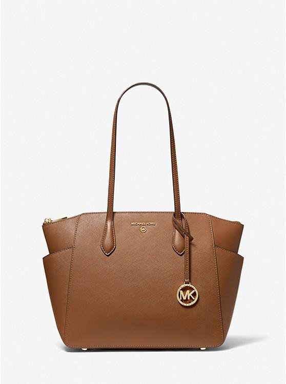 Túi Michael Kors Marilyn Medium Saffiano Leather Tote Bag Nữ Nâu