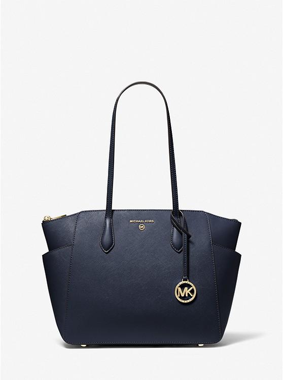 Túi Michael Kors Marilyn Medium Saffiano Leather Tote Bag Nữ Xanh Navy