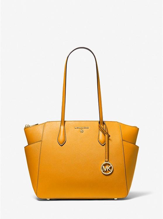 Túi Michael Kors Marilyn Medium Saffiano Leather Tote Bag Nữ Vàng