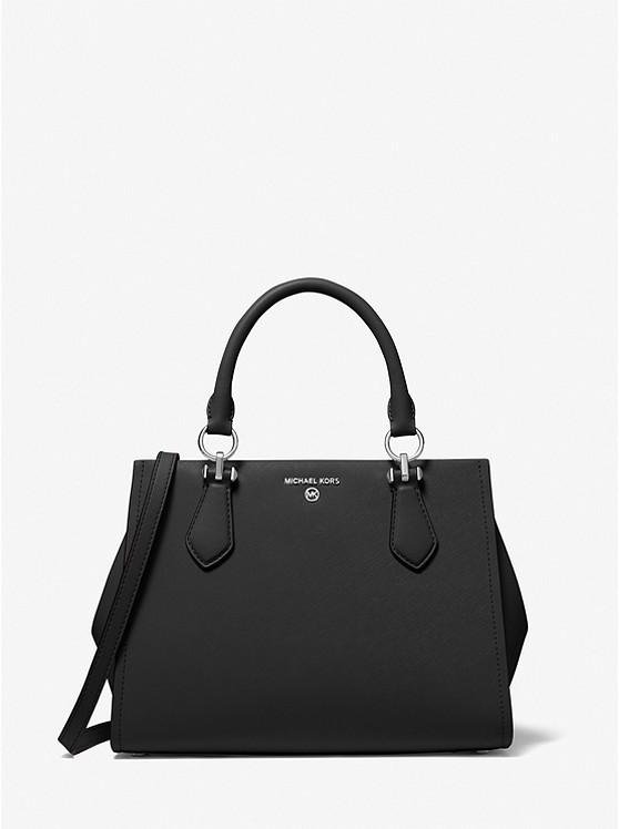 Túi Michael Kors Marilyn Medium Saffiano Leather Satchel Nữ Đen