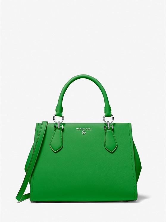 Túi Michael Kors Marilyn Medium Saffiano Leather Satchel Nữ Xanh Lá