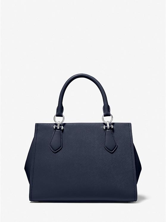 Túi Michael Kors Marilyn Medium Saffiano Leather Satchel Nữ Xanh Navy