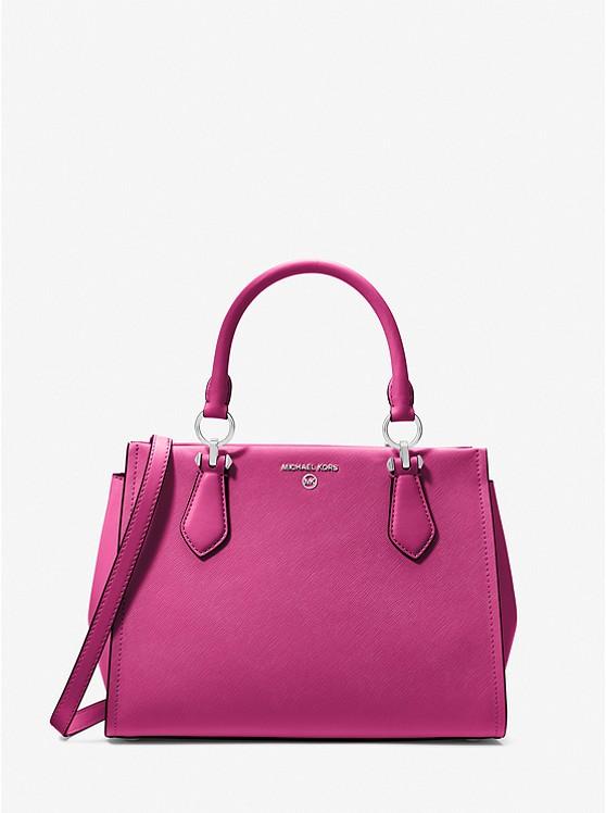 Túi Michael Kors Marilyn Medium Saffiano Leather Satchel Nữ Hồng