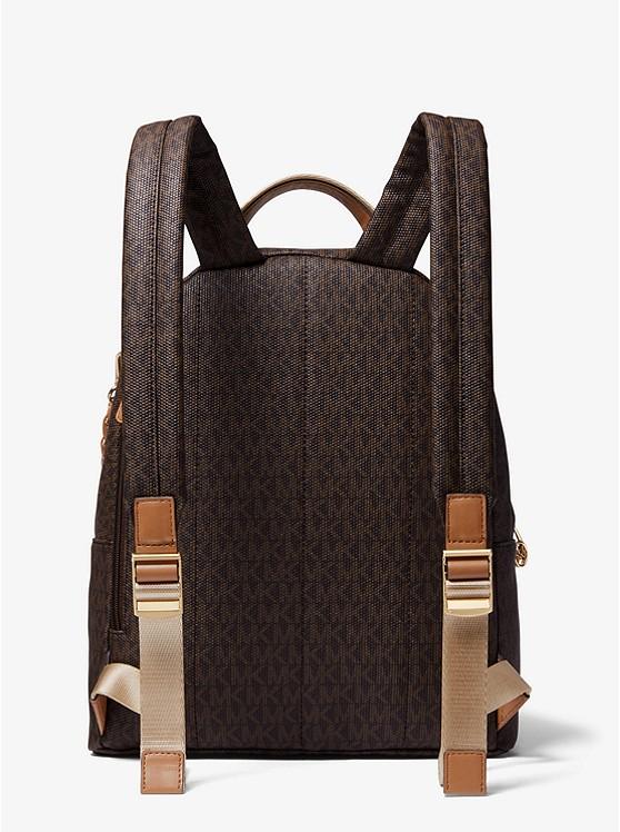 Túi Michael Kors Slater Medium Logo Backpack Nữ Nâu