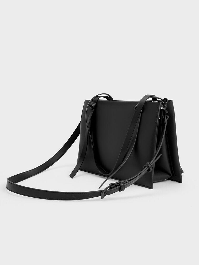 Túi Charles & Keith Tote Midori Nữ Đen